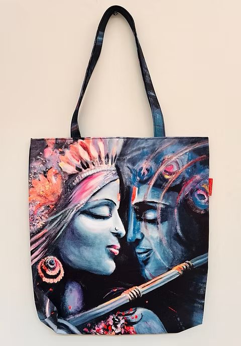 Art Bag with Original Print - Radhe